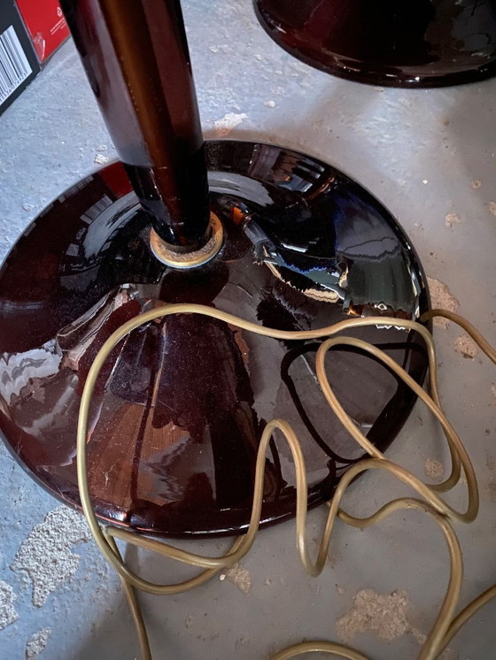 Image 1 of 2 Murano glazen vloerlampen Donghia van John Hutton, mondgeblazen