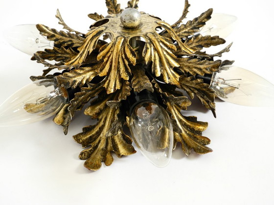 Image 1 of Magnifiques lampes de plafond ou appliques italiennes des années 1960, de la marque Banci Firenze, Italie.