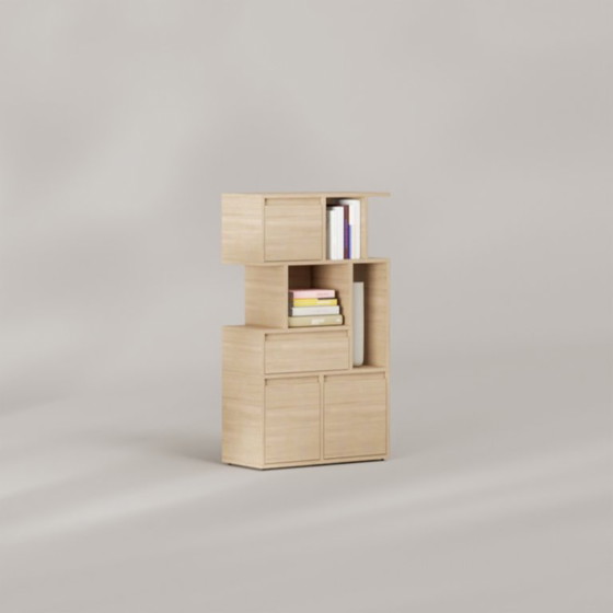 Image 1 of Tylko Wall Storage with Doors and Drawer.