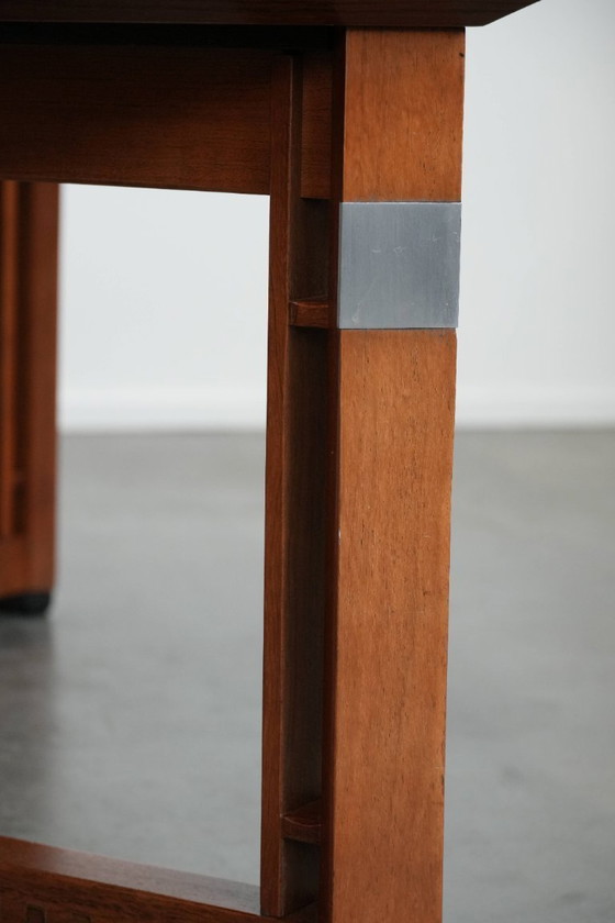 Image 1 of Grande table basse carrée de style Art déco, signée Schuitema et issue de la série Decoforma.