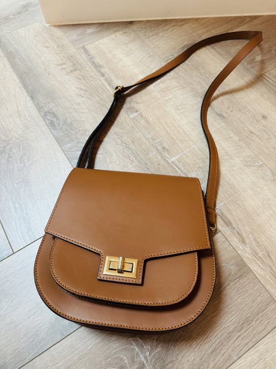 Sac bandoulière en cuir marron – Etincelle Couture, Sacs a bandouliere, Leather (photo 3 of 5)