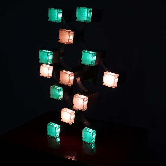 Image 1 of Sciolari Cubic pendant lamp, 1970s design