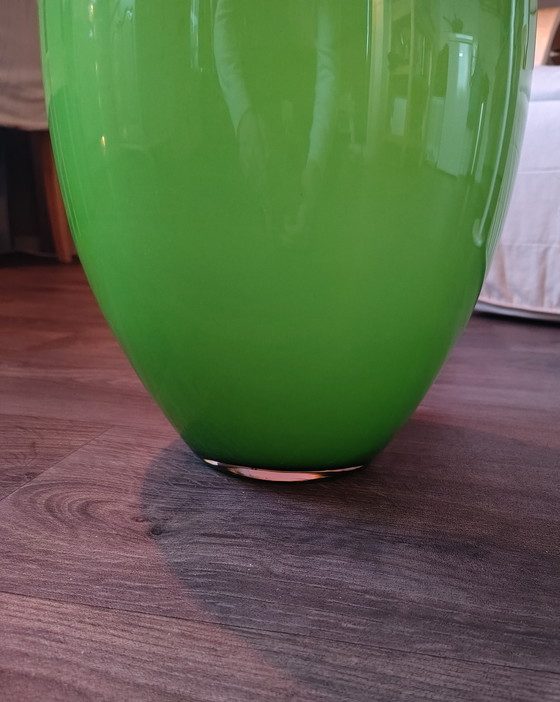 Image 1 of Exclusive large XL floor vase made of high-quality mouth-blown glass