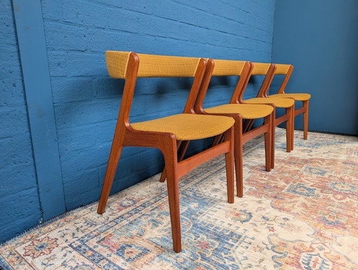 4x vintage stoelen, Korup Stolefabrik model T21, jaren 60