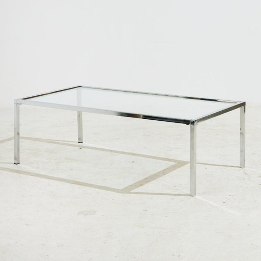 MK9545 Chrome and glass coffee table