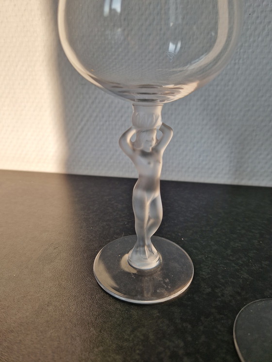 Image 1 of 8x Venus art déco de cristal de Bayel