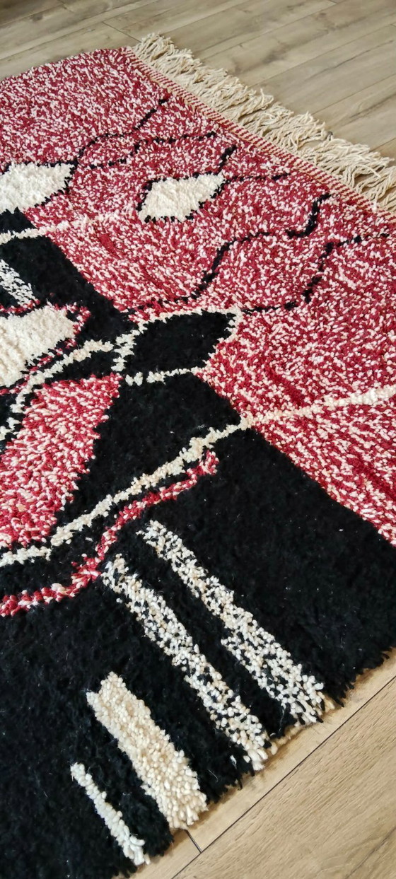 Image 1 of Berbertapijt vloedkleed nieuw wol 200 cm x 300 cm marokkaans