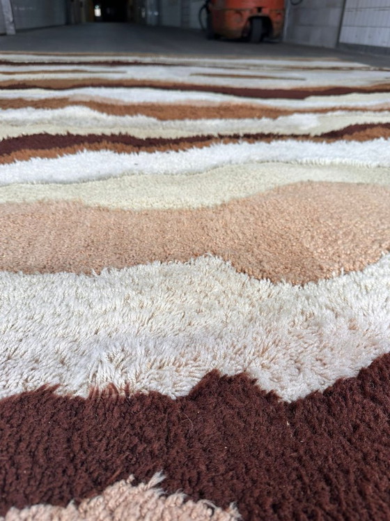 Image 1 of Tapis vintage des années 70, 4 x 3 mètres