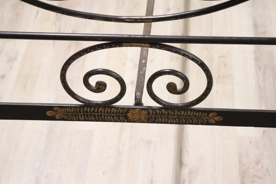 Image 1 of Letto matrimoniale antico in ferro battuto, Italia XIX secolo