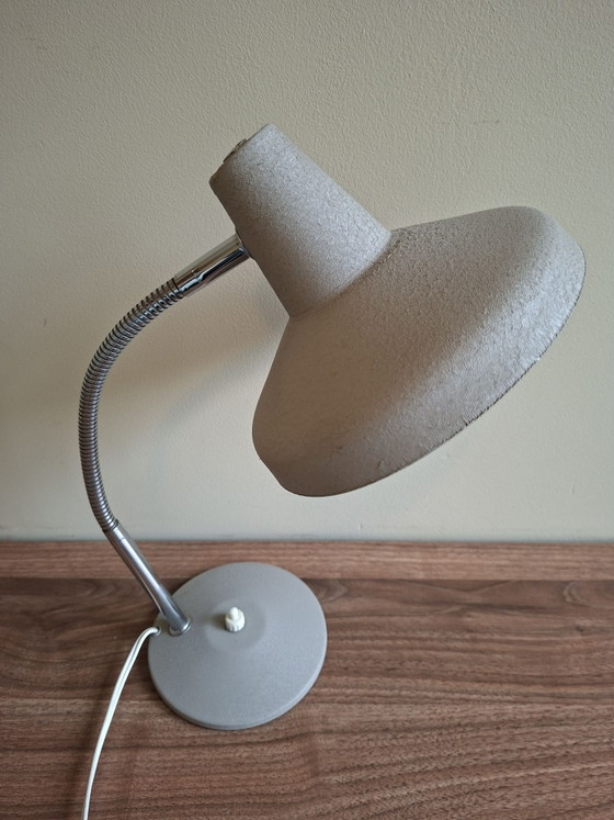 Aluminor Nice "Cocotte" Schreibtischlampe | 50er/60er Französisches Design, Tischlampen, Chrom, Metall (Foto 3 von 10)