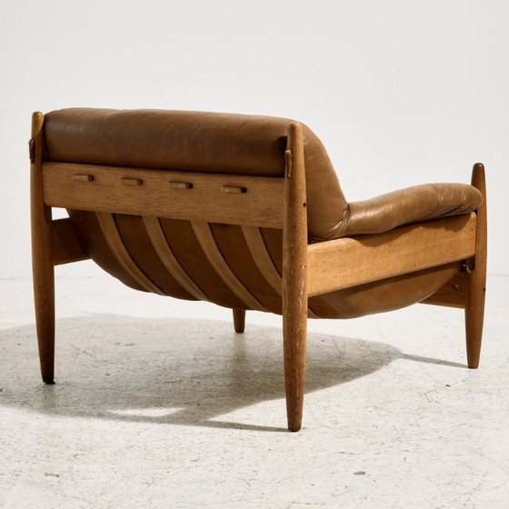 MK11119 Deense Leren Lounge Stoel – Fauteuils, Wood (photo 2 of 18)
