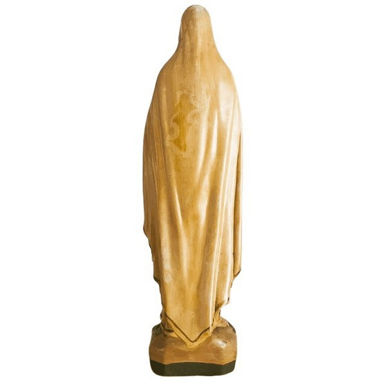 Image 1 of Vintage XL Religious Mary statue 1960s