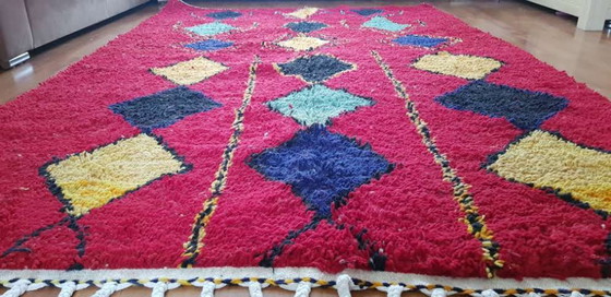 Image 1 of Hand-knotted Berber wool rug 245x166cm