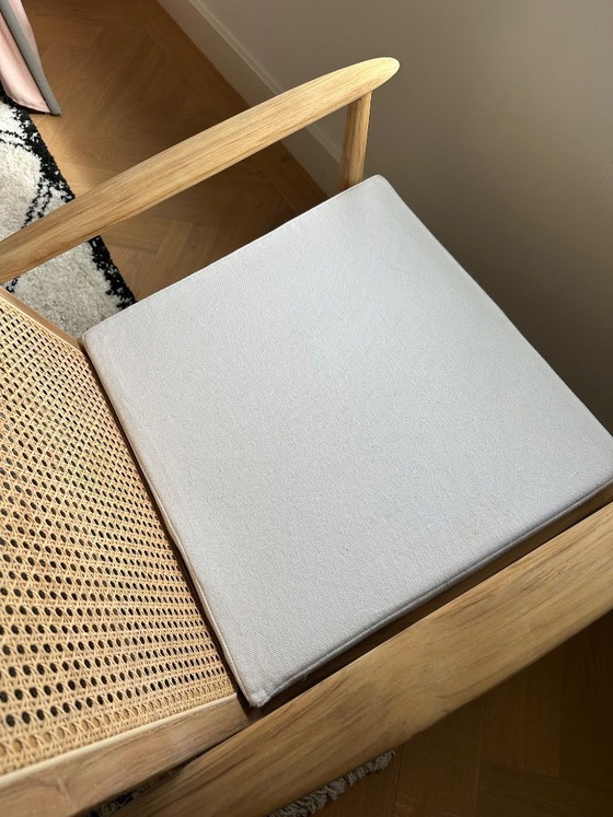 Image 1 of Zara Home armchair teak & rattan 