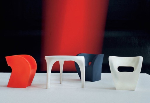 Ron Arad Moroso Italy Vintage Design Garden Table Victoria Albert 2000s – tuintafels, Plastic (photo 2 of 15)