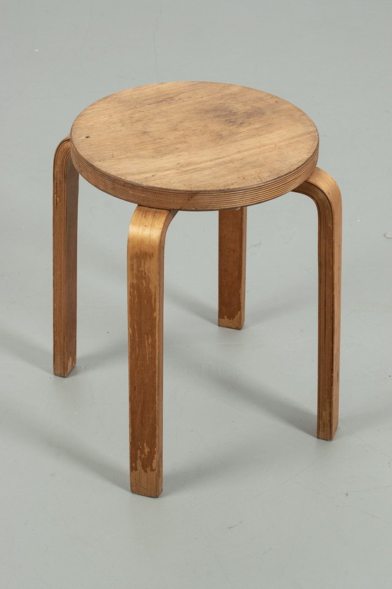 Image 1 of Birch wood stool