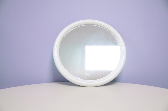 Image 1 of specchio rotondo bianco vintage Tiger