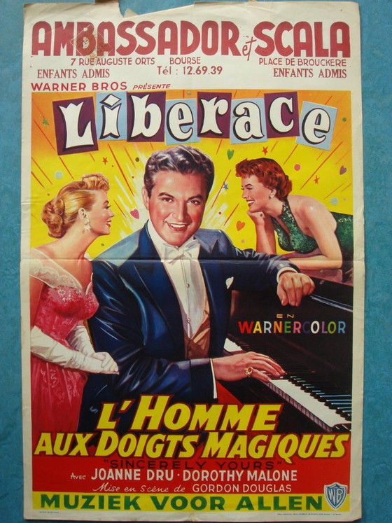 Image 1 of Partij originele filmposters uit de jaren 50-60