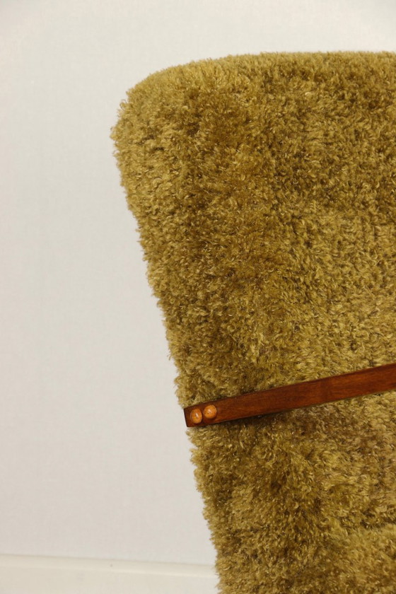 Poltrona Loft Vintage Design Vintage Khaki / Oliva Pelo Lungo Volpe - Poltrona Rinnovata – Axel Concept (photo 10 of 11)