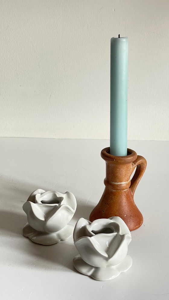 Portacandele Vintage in Porcellana e Gres – Ceramic (photo 25 of 27)