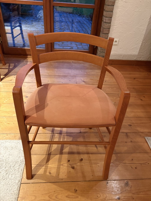 12 Sillas de diseño italiano De Padova con reposabrazos, precio por silla