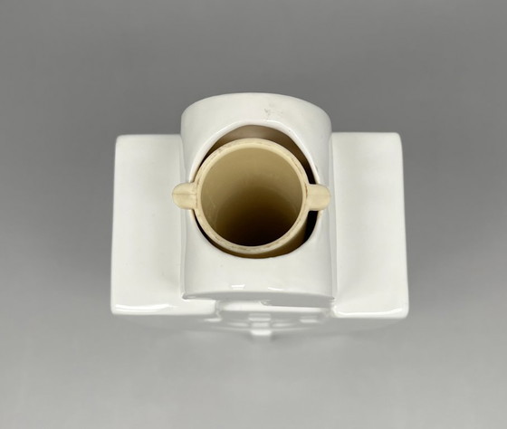 Image 1 of Postmodern GEO-ART vase “Aquarius” (Aquarius) – Attrib. Adolf Stepan – 1980s