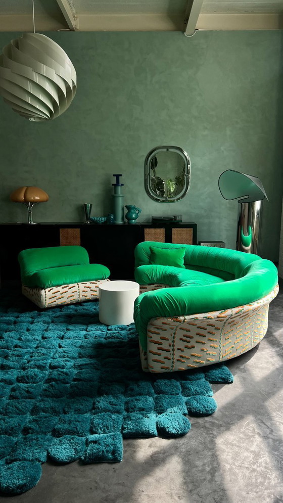 Image 1 of Divano modulare Rossi Di Albizzate Grandangolo 1969