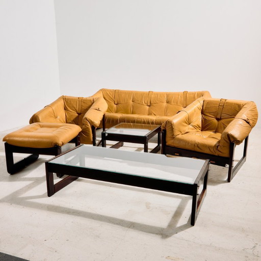 MK11777 MP-091 leren sofaset van Percival Lafer, set van 6