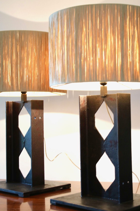 Image 1 of Brutalist "Totem" lamps