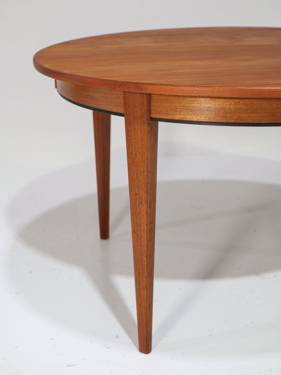 Image 1 of Extendable dining table Omann Jun 55 teak vintage Danish