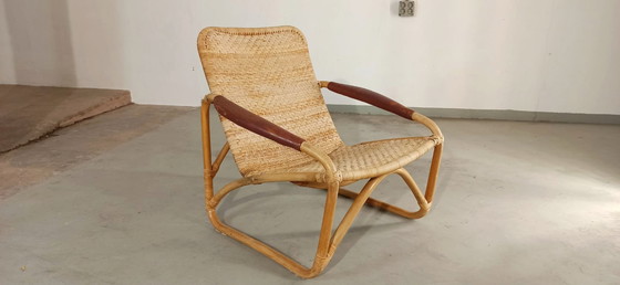 Image 1 of Sillón Yamakawa de bambú y ratán