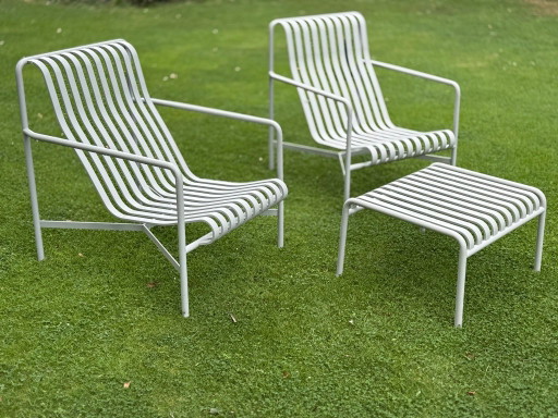 Set da giardino con salotto a palizzata Hay – loungesets, Metal (photo 2 of 8)