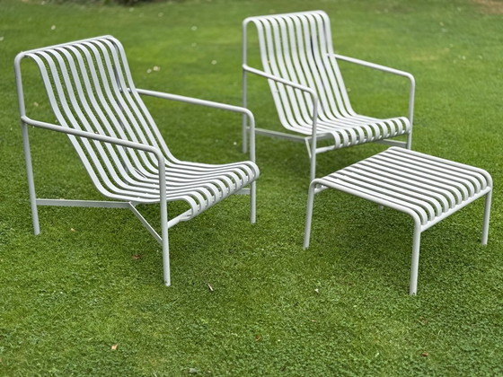 Set da giardino con salotto a palizzata Hay – Set da salotto, Metal (photo 2 of 8)