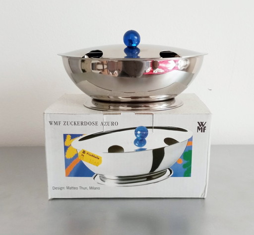 Matteo Thun Postmodern Wmf 'Azuro' Sugar Bowl 1986