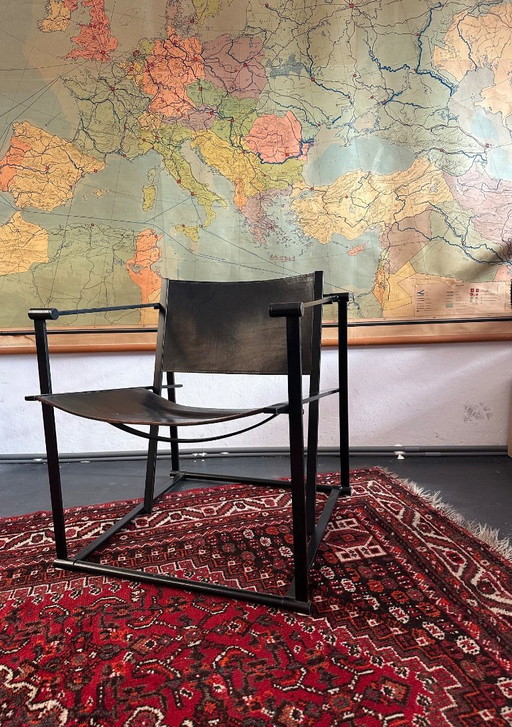 Sillón Pastoe Radboud van Beeckum – fauteuils, Leather, Metal