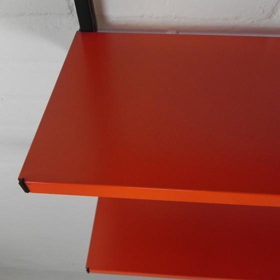 Image 1 of Tomado Holland wall rack - A. Dekker orange black, 1970s