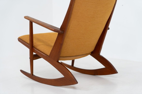 Image 1 of Schommelstoel van Georg Jensen voor Kubus (Denemarken, jaren 1950).