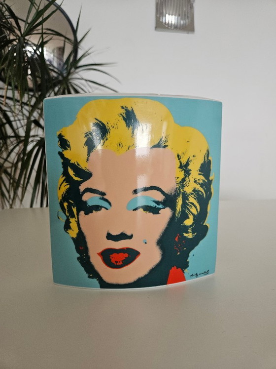 Vase Rosenthal Marilyn Andy Warhol, Porcelain, mint (photo 2 of 6)