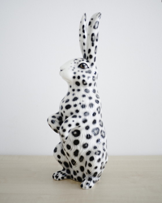 Hand-Painted Ceramic Rabbit - 50 cm – Decorative Objects (photo 3 of 6)