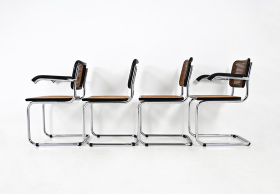 Image 1 of Dining Chairs Style B32 by Marcel Breuer, Set of 4