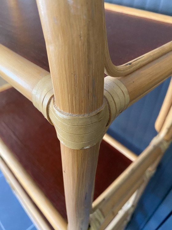 Etagère Bibliothèque En Rotin Vintage Années 70 – Rattan (photo 19 of 20)