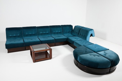 Luciano Frigerio ‘Can Can’ sectional sofa, 1960’s Italy