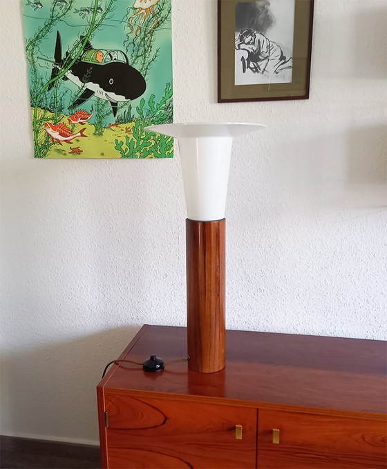 Uno & Östen Kristiansson Lampada da tavolo in teak – Luxus, Lampade da tavolo, Pelle, Legno (photo 5 of 11)