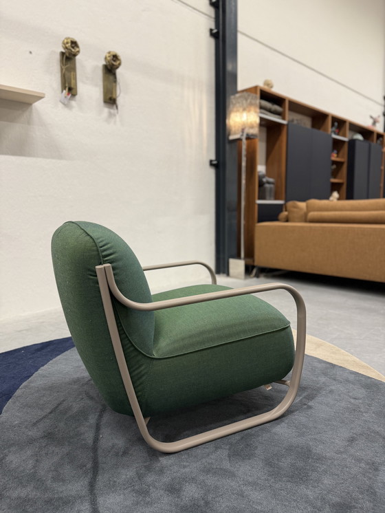 Image 1 of Pode Chap Armchair Remix fabric 982 