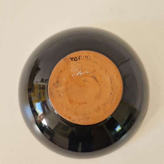 Image 1 of Plat en céramique vintage Yopia des années 70