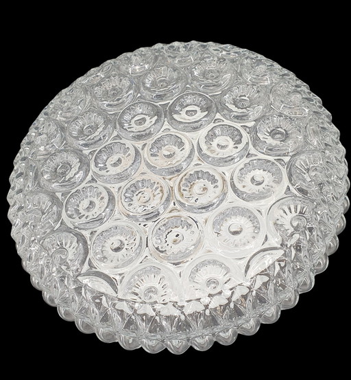 1920 Vintage Glass Ceiling Light