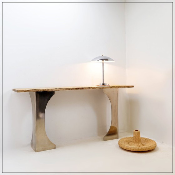 Image 1 of Lampada da tavolo/scrivania vintage francese Aluminor a forma di fungo - anni '70