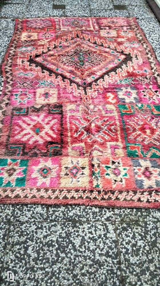 Image 1 of Handgeknüpfter Berberwollteppich, 300 x 162 cm