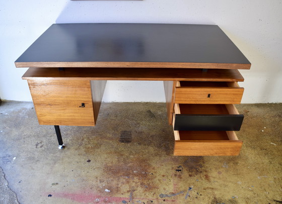 Image 1 of Mid Century Schrijftafel Vintage Tafel 1960