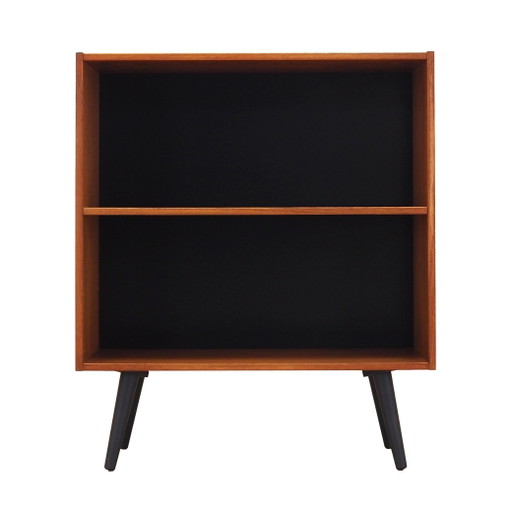 Libreria in teak, design danese, anni '70, produzione: Danimarca